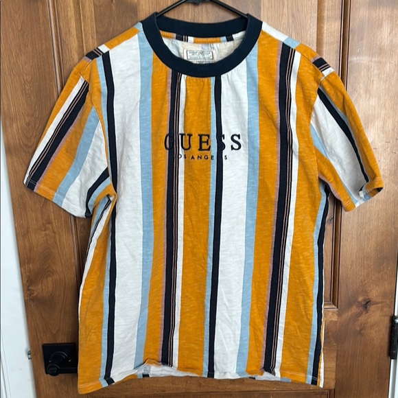 Guess Multicolor Striped Short Sleeve Tee - Picture 1 of 5